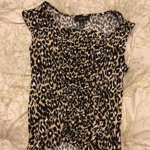A animal printed shirt
